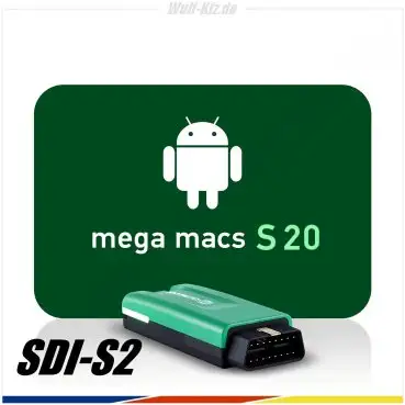 Hella Gutmann Tester / Diagnosegerät mega macs S 20 inkl. SDI Modul S2